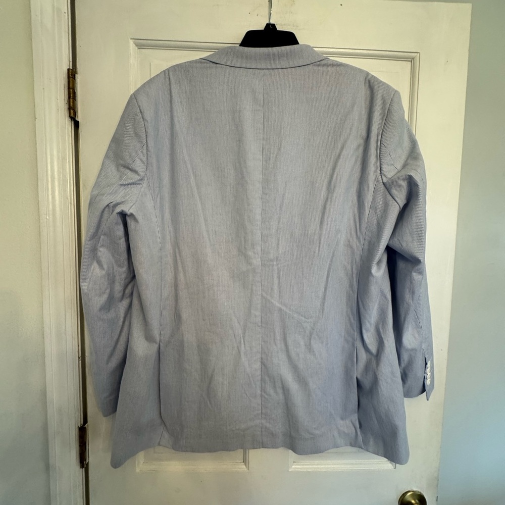 Alan Flusser Striped Blazer with Multicolor Lining - Picture 2 of 7